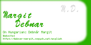 margit debnar business card